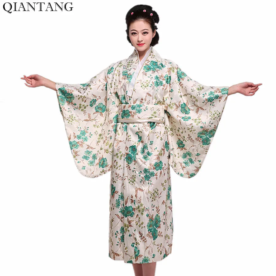 Special Offer Vintage Japanese Female Kimono Yukata Mujer Quimono Lady ...