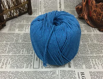 

3mm x 100m Handmade Decorations Natural Cotton Bohemia Macrame DIY Wall Hanging Plant Hanger Craft Making Knitting Cord Rope