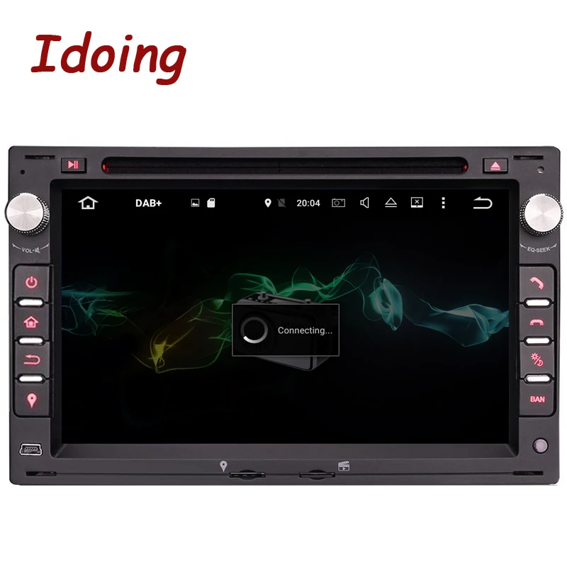 Excellent Idoing Android9.0 4G+32G 8Core 2Din Steering-Wheel For Polo Passat b6 Car Multimedia Player Fast Boot TV 1080P HDP 1