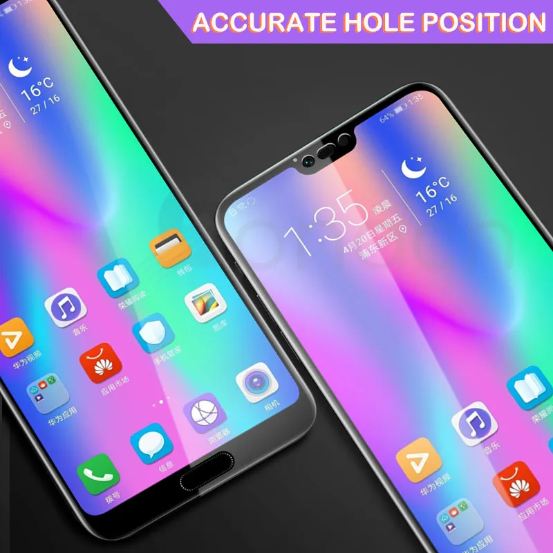 Защитное стекло закаленное 3D для Huawei Honor 10/9 Lite/V10/V20|Защитные стёкла и плёнки| |