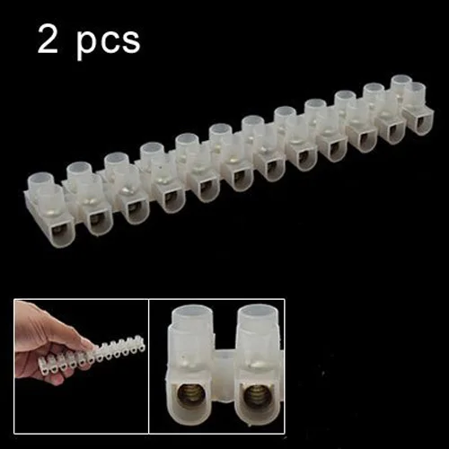 

Promotion!20A 2-12 Way Electrical Screw Terminal Block Connector 2