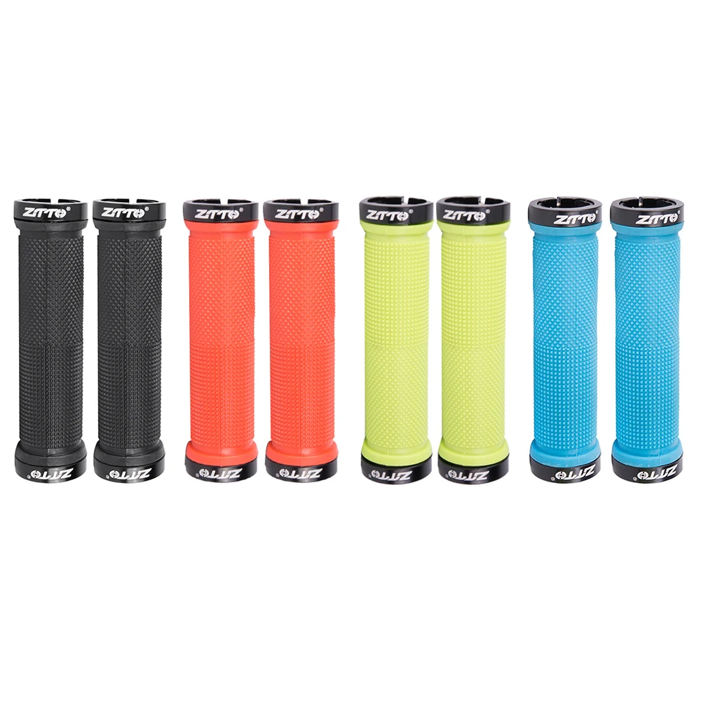 

1 Pair Cycling Rubber Handle Grips Anti-slip MTB Bike Bicycle Handlebar Grips