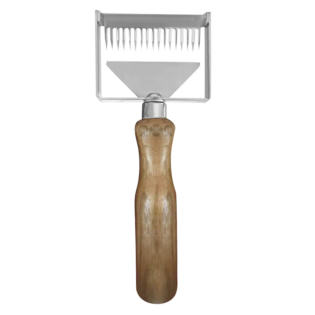 Stainless Steel Bee Hive Uncapping Honey Fork Scraper Shovel Beekeeping Tool