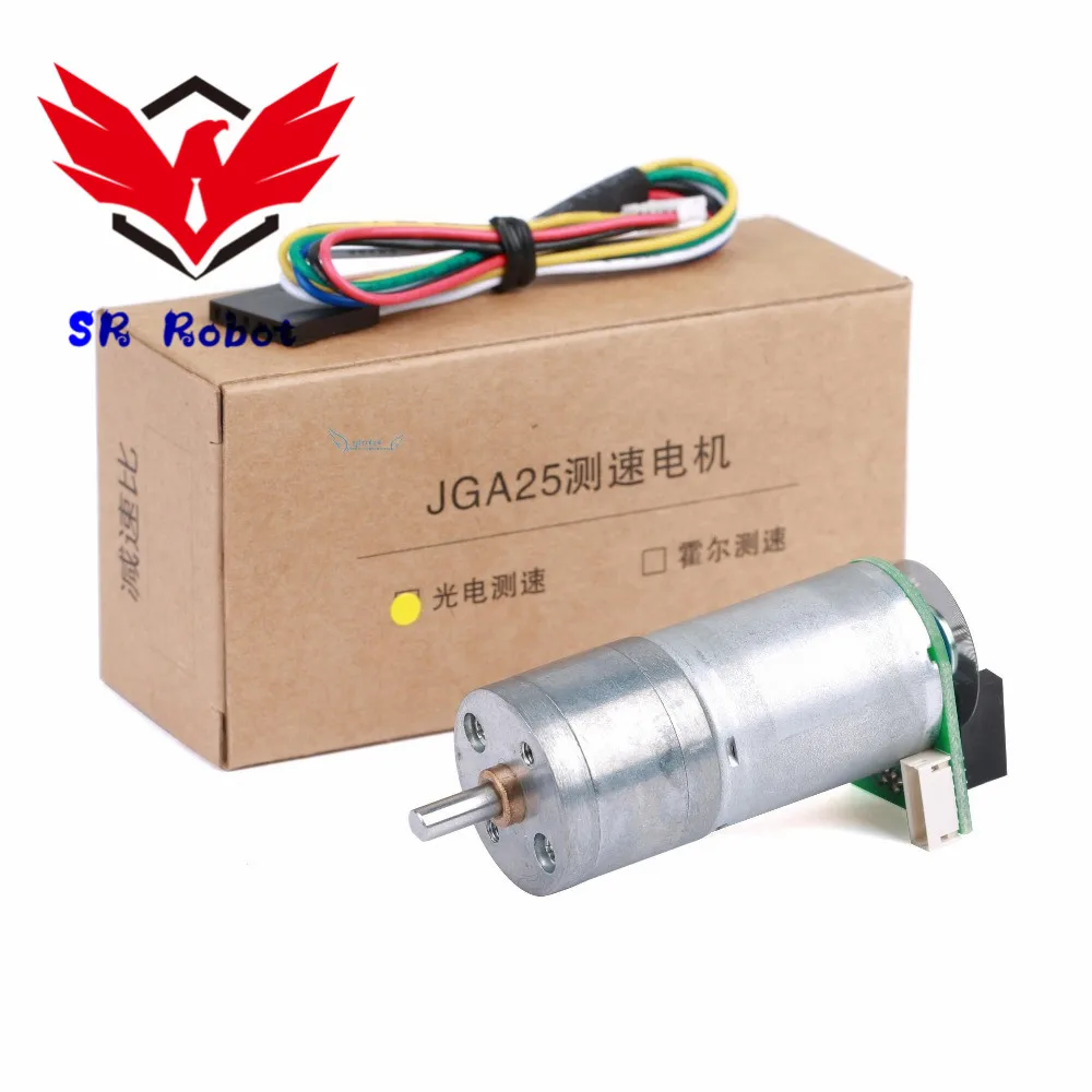 

JGA25-371 Deceleration Motor, High Precision Encoder, Speed Measuring, Intelligent Car Balancing Vehicle, Special 360 Line