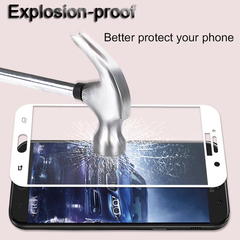 2.5D полное покрытие Защитное стекло для Samsung Galaxy A5 2017 A520 защита экрана закаленное