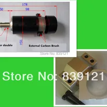E240 высокоскоростной двигатель шпинделя постоянного тока с воздушным охлаждением 300 Вт небольшой печатной платы Держатель головки гравировальный станок