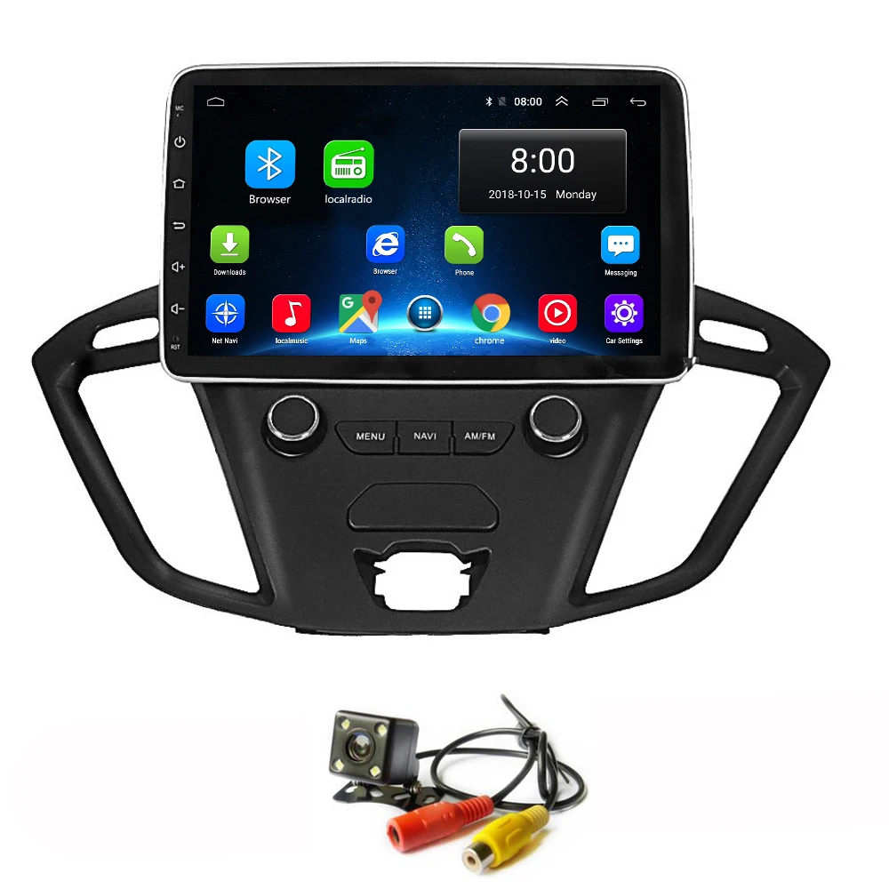 Android 8 1 автомобильный стерео GPS радио для Ford Tourneo мультимедийный плеер Видео Аудио