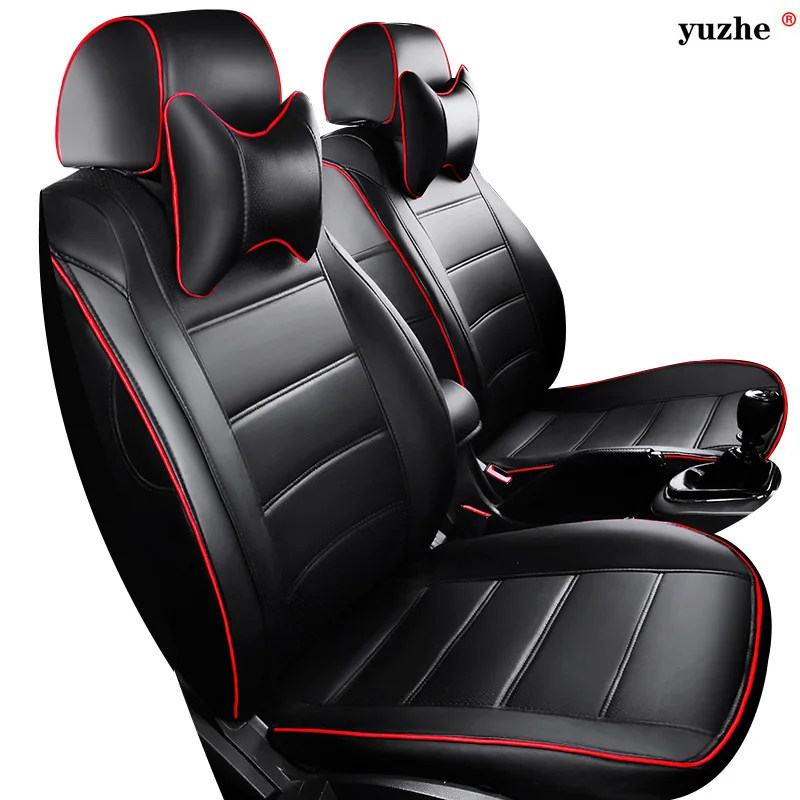 Cubierta de asiento de cuero de coche para Suzuki Swift carro GRAND