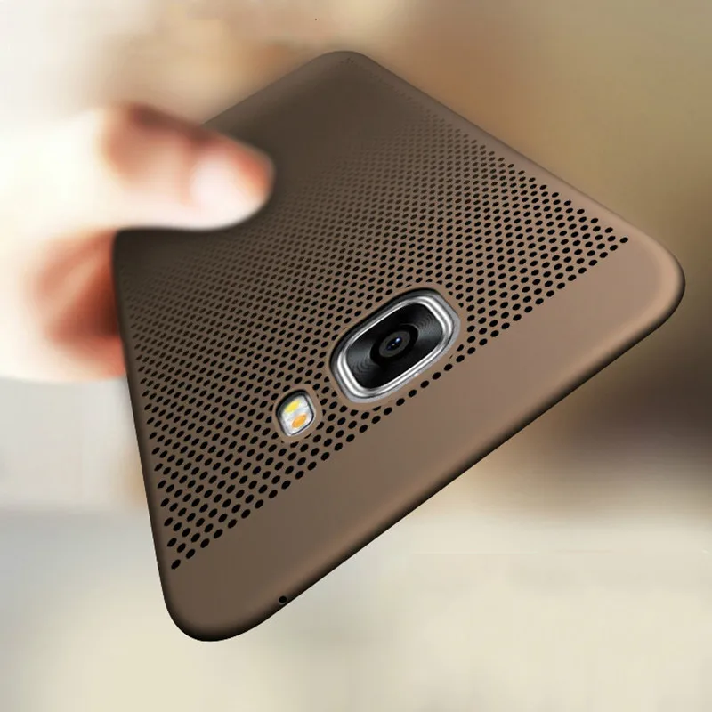 Тепловыделение чехол для samsung Galaxy A3 A5 J2 J3 J5 J7 премьер-охлаждающий s S6 S7 край S8 S9 плюс