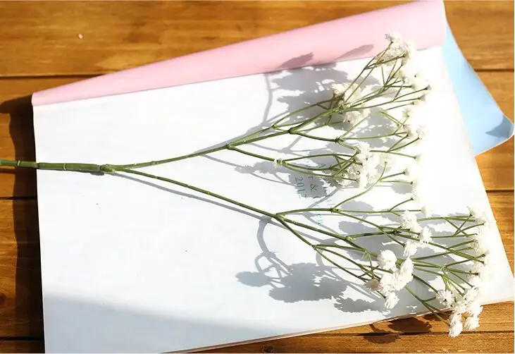 Маленькая свежая Звездная Gypsophila искусственная Цветочная подделка Цветочная композиция для домашнего свадебного украшения Мягкий гель искусственные цветы