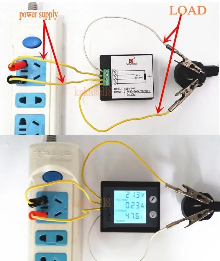 AC 80-260V lcd цифровой 10A вольт ватт измеритель мощности Амперметр Вольтметр 110V 220V измеритель напряжения