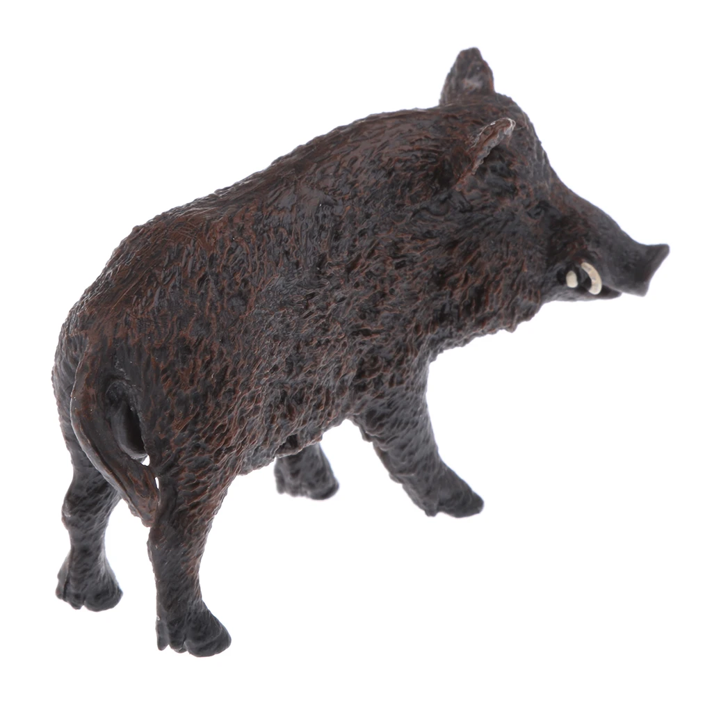 safe environmental PVC material Realistic Animal Model toy Figurine Action Figures Playset Kids Toy Wild Boar