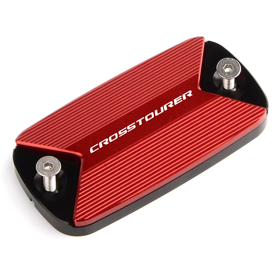 

LOGO Crosstourer For HONDA VFR 1200X VFR1200X Motorcycle cnc Front Fluid Reservoir Cover Cap