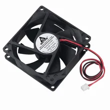 Gdstime 1 peça DC 24 v Dupla Bola 80mm x mm 8 25 cm 2Pin Caso Ventilador De Refrigeração Do Dissipador de Calor 80*80*25mm 8025 pc Motor Brushless Refrigerador