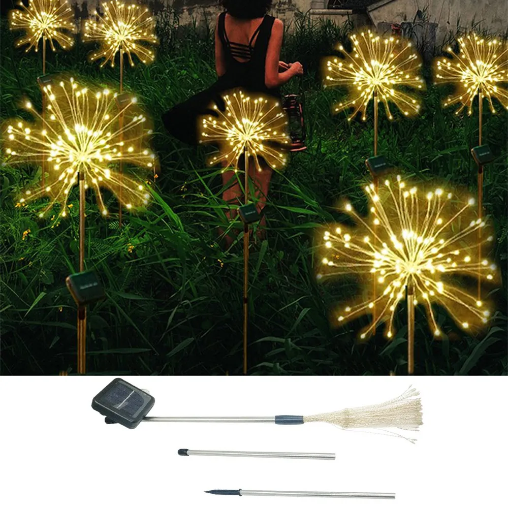 

Christmas Garland Lights Solar LED Lawn Lamp Outdoor Waterproof Copper DIY Wire Christmas String Light Luces De Navidad#10