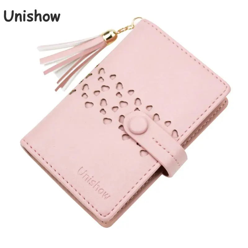 

Unishow Hollow Out Small Tassel Women Card Holders 20 Slots Credit Card Wallet Pu Leather Card Purse Ladies business card holder