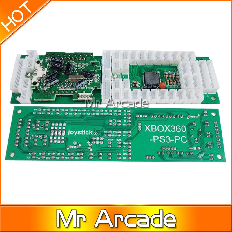 Бесплатная доставка Аркада USB кодер джойстик для Mame Jamma PC боевые игры красная