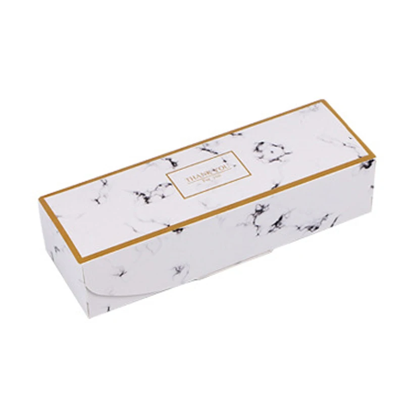 Креативная Подарочная коробка с фламинго, Мраморная бумажная сумка, сумки для печенья, свадебные бумажные коробки для шоколадного торта, вечерние бумажные коробки - Цвет: B-2