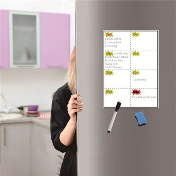 

A4 Size Magnetic Whiteboard Weekly Planner Fridge Magnets Organizer To Do List Reminder Daily Plan Schedule Writing Board Marker