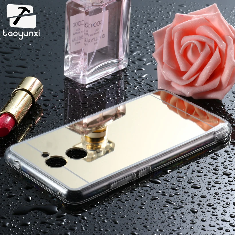 

TAOYUNXI Luxury Mirror Case For Huawei Y7 Prime Cases Silicone Slim For Huawei Enjoy 7 Plus TRT-AL00A Holly 4 Plus Covers Skin