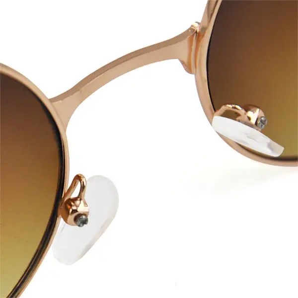 Braun Hippie Runde Specs Brille Sonnenbrille Fancy Kleid