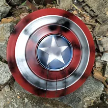1:1 Cosplay tarcza pełna metalowa osłona Party mężczyźni broń Prop silny prezent Home Art American superbohaterowie Weapen