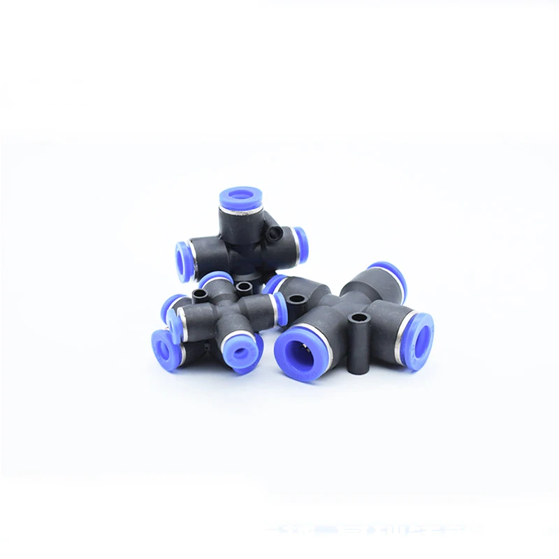 PZA4 6 8 10 12mm Air Fitting 4-Way Cross Shaped Splitter Push in Pneumatic Tube Connector Quick Fittings | Обустройство дома