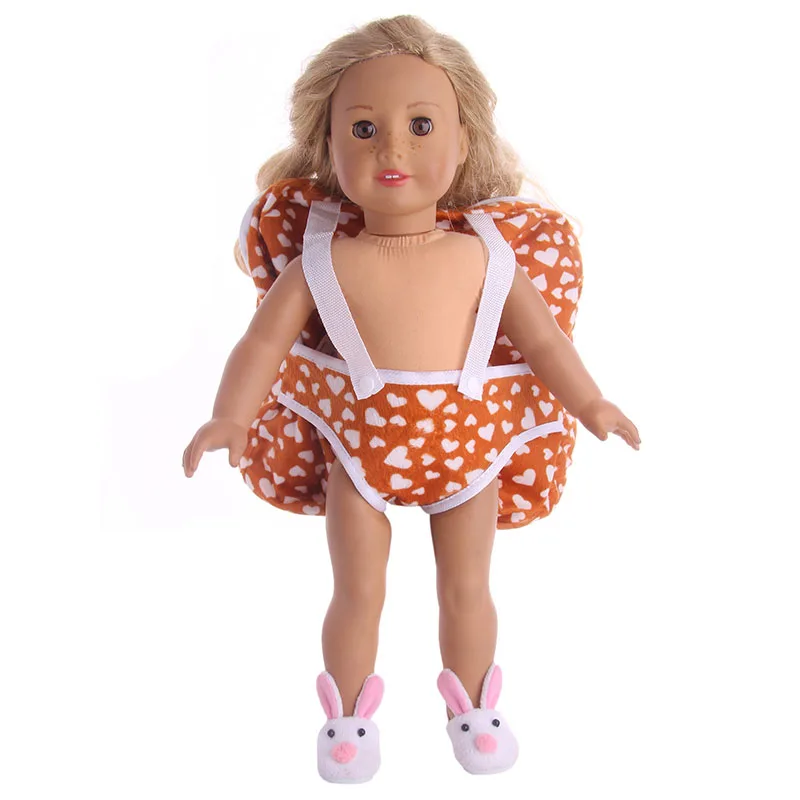 Мультфильм печати кукла рюкзак Подходит 18 дюйма American Girl Кукла лучший подарок для