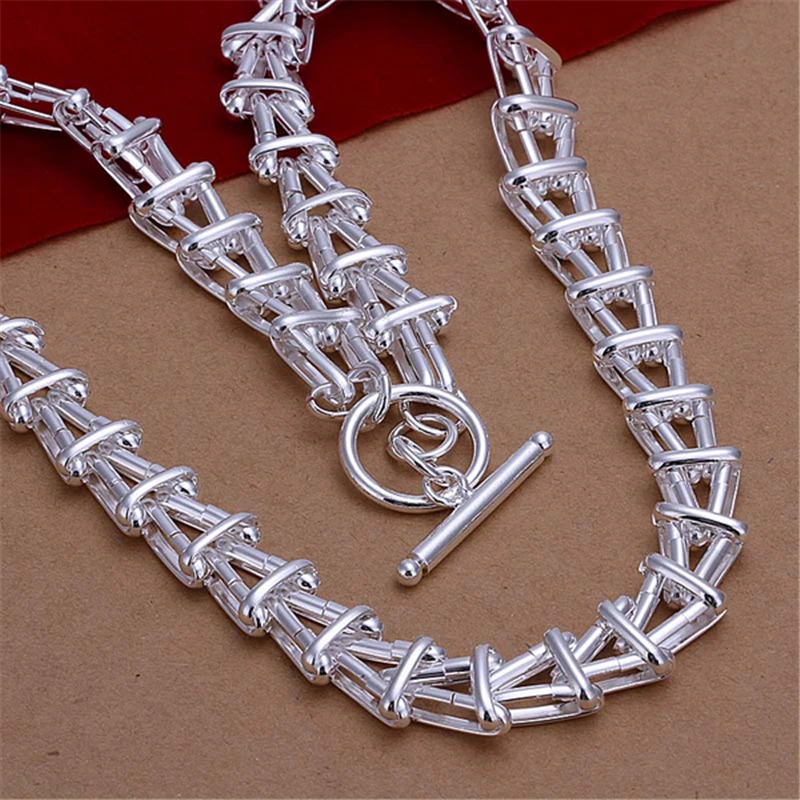 Wholesale Necklace Chain For Men Charm Fishbone Rough Necklace Mens
