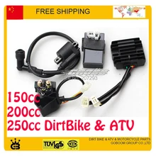 LONCIN ZONGSHEN lifan 150cc 200cc 250CC двигатель CDI + КАТУШКА ЗАЖИГАНИЯ + РЕЛЕ + ВЫПРЯМИТЕЛЬ motorcylce atv dirtbike частей бесплатно доставка