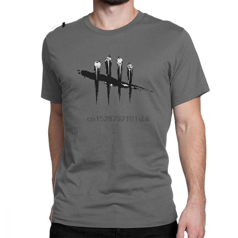

Men Dead By Daylight Video Game Leatherf Axe T Shirt Horror The Videogame Dbd Trapper Killers Game Tees Gift Idea T-Shirt