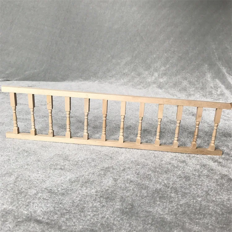 

Miniature Toy DIY Doll House Accessories Decoration Material 1:12 Handrail Wooden DOLLHOUSE Pocket