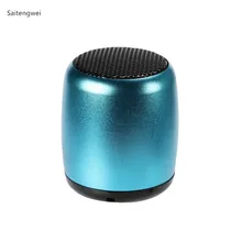 [Синий] M2 металлическая колонка с bluetooth портативный мини-сабвуфер автомобильный маленький стальной пушки портативное радио