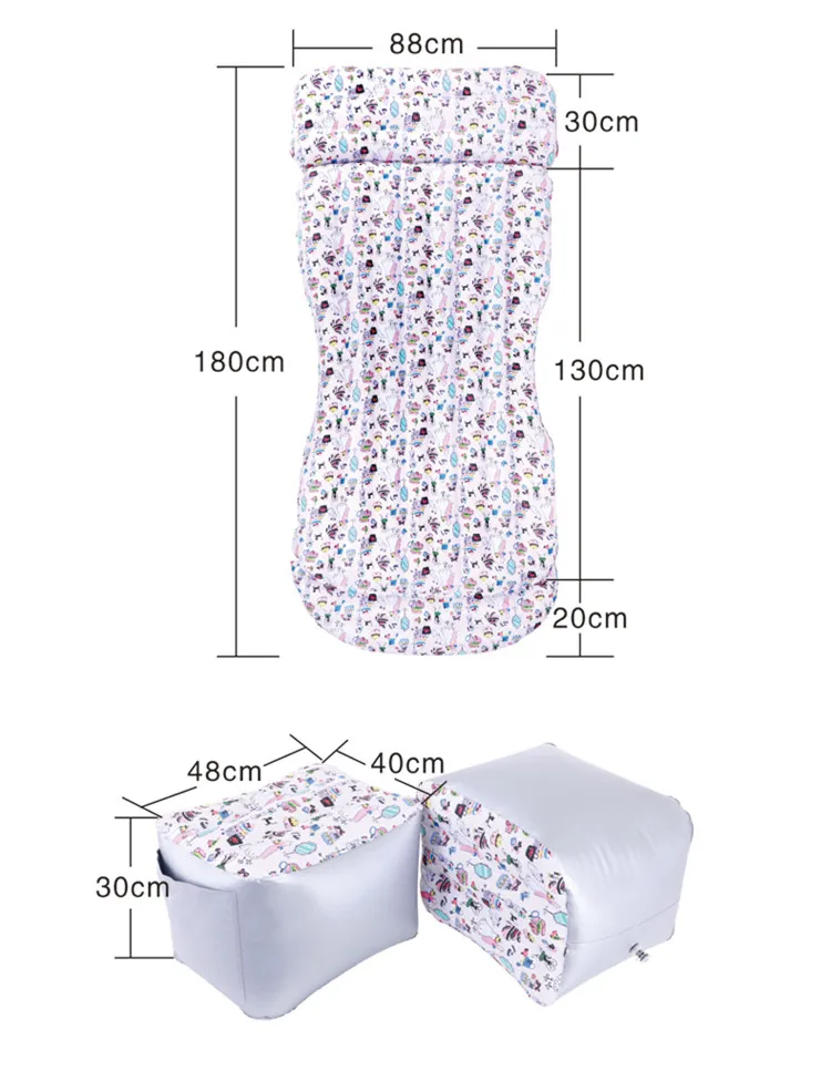 180 см длинная автомобильная кровать, товары для интерьера автомобиля, 12 см Толстая автомобильная кровать для путешествий, надувная кровать, автомобильный матрас для путешествий, двойной поворотный токарный диван