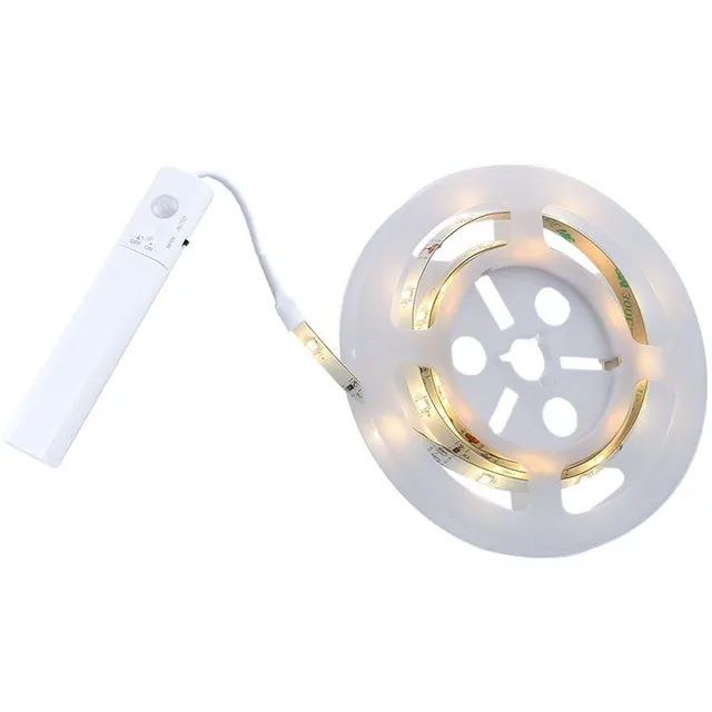 Aliexpress New Motion Activated Bed Light Battery Operated New Motion Activated Bed Light Battery Operated Flexible Led Strip Rope Sensor Night Lights Tape Illumination 1m 60 Leds