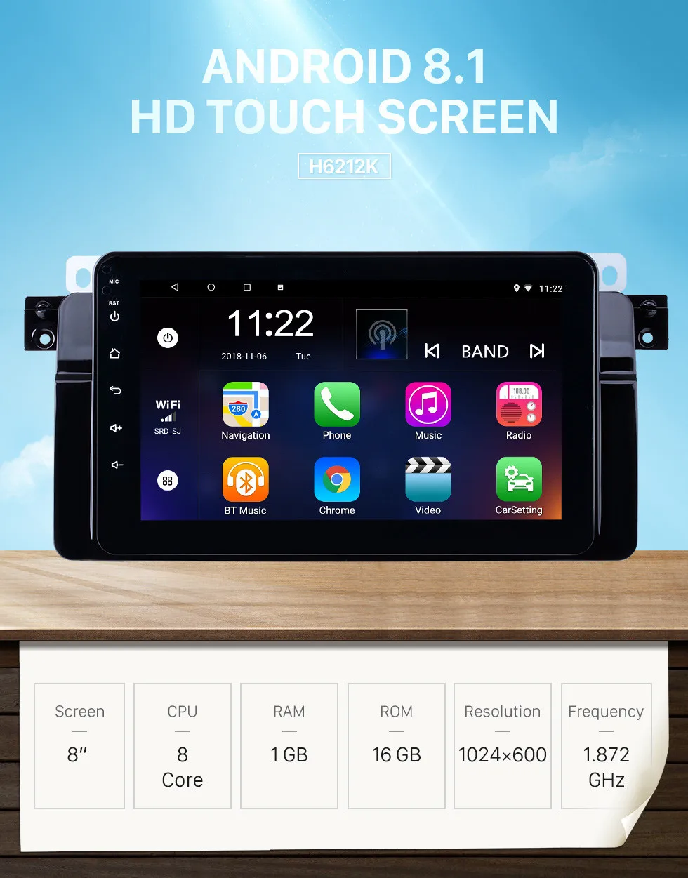 Excellent Harfey Android 8.1 8"GPS Navigation 8Core Radio for BMW 3 Series E46 M3 1998-2006 Bluetooth HD Touchscreen Music support Carplay 0 Excellent Harfey Android 8.1 8"GPS Navigation 8Core Radio for BMW 3 Series E46 M3 1998-2006 Bluetooth HD Touchscreen Music support Carplay 0