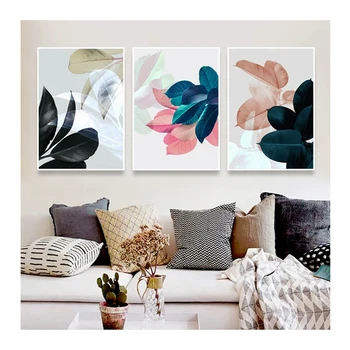 

DIY 5D Diamond Ink Landscape Leaf Embroidery Triple Pattern Diamond Square Round / Square Cross Embroidery Mosaic Decoration