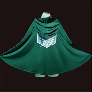 

Japanese Hot Anime Attack on Titan Cloak Shingeki no Kyojin Scouting Legion Cosplay Costume Cloak Cape Gifts For Children