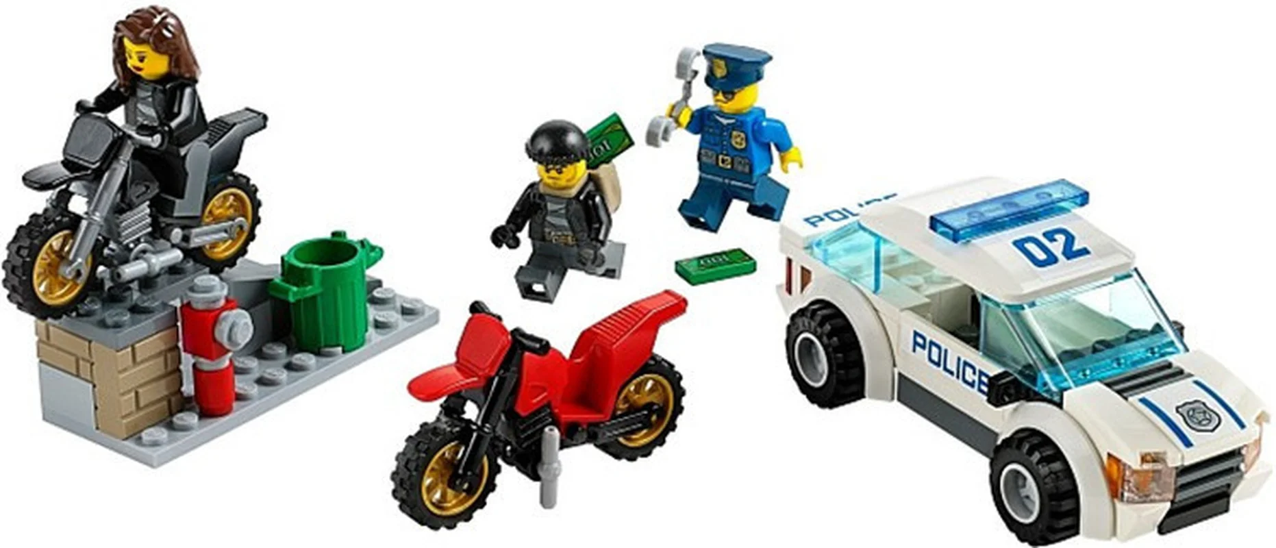 

10417 BELA City Police Prisoner Transporter Building Blocks Bricks Toys Compatible LegoINGly Police Children Model Gifts