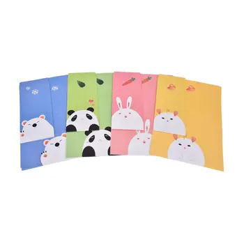 

Cute Cartoon Kawaii Paper Korean Stationery Gift 6 sheets letter paper+3 pcs envelopes per set Vintage Kraft Paper Envelopes