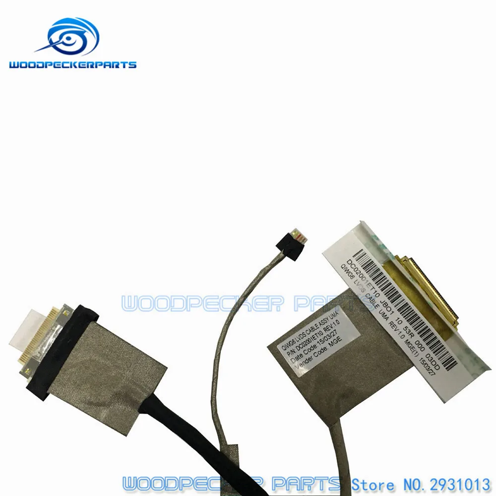 Светодиодный кабель LVDS для ноутбука Lenovo G580 G585 G580A G480 G485 ЖК экран видеосъемки QIWG6