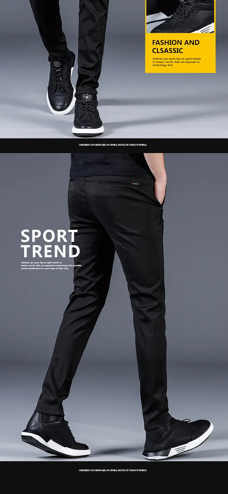 HAYBLST мужские брюки с эластичной резинкой на талии, новинка 2019, корейские повседневные брюки-карандаш, брюки мужские, большие размеры 28-38