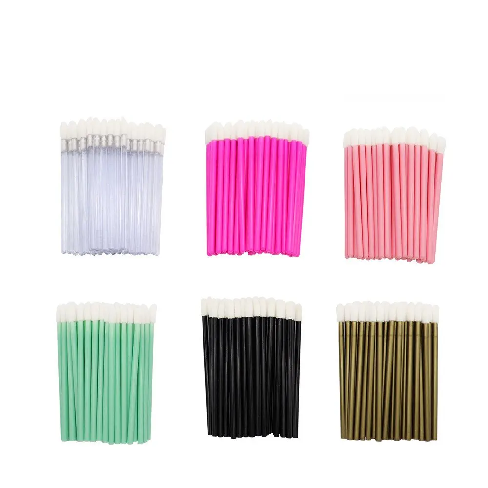 

1000pcs/ Pack Lip Gloss Wands Disposable Lip Brush Lipstick Applicators Makeup Tool Multi Colors for Choose