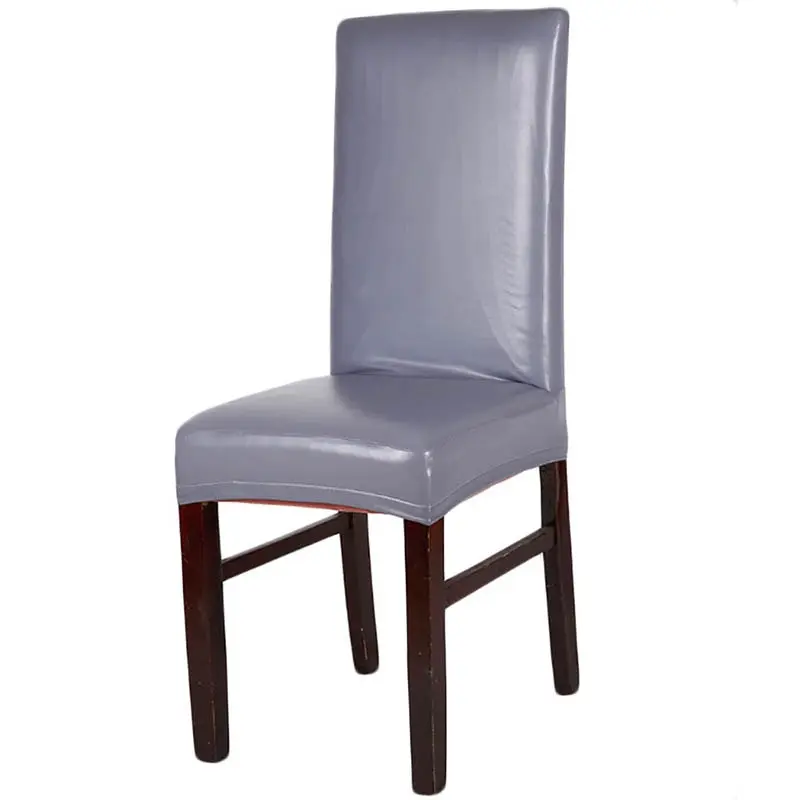 Urijk 2 шт./компл. Водонепроницаемый стул для столовой из полиуретановой кожи, кожаный чехол для кресла Спандекс эластичного пояса для Отель Ресторан украшения дома