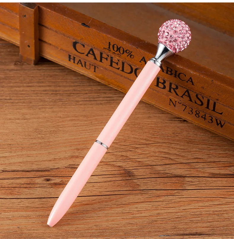 Kawaii Кристалл шариковая ручка модная одежда для девочек 19 карат большой алмаз шариковые ручки Ручки для школы канцелярские принадлежности