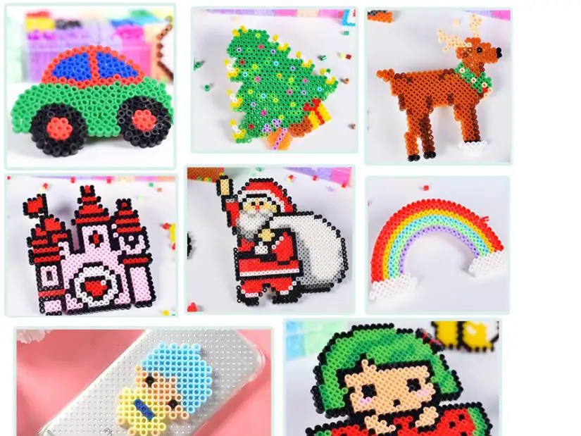 7500 шт./15 видов цветов Детская perler бисер 5 мм/Хама мм supplyment DIY Мини hama гладильная 3d
