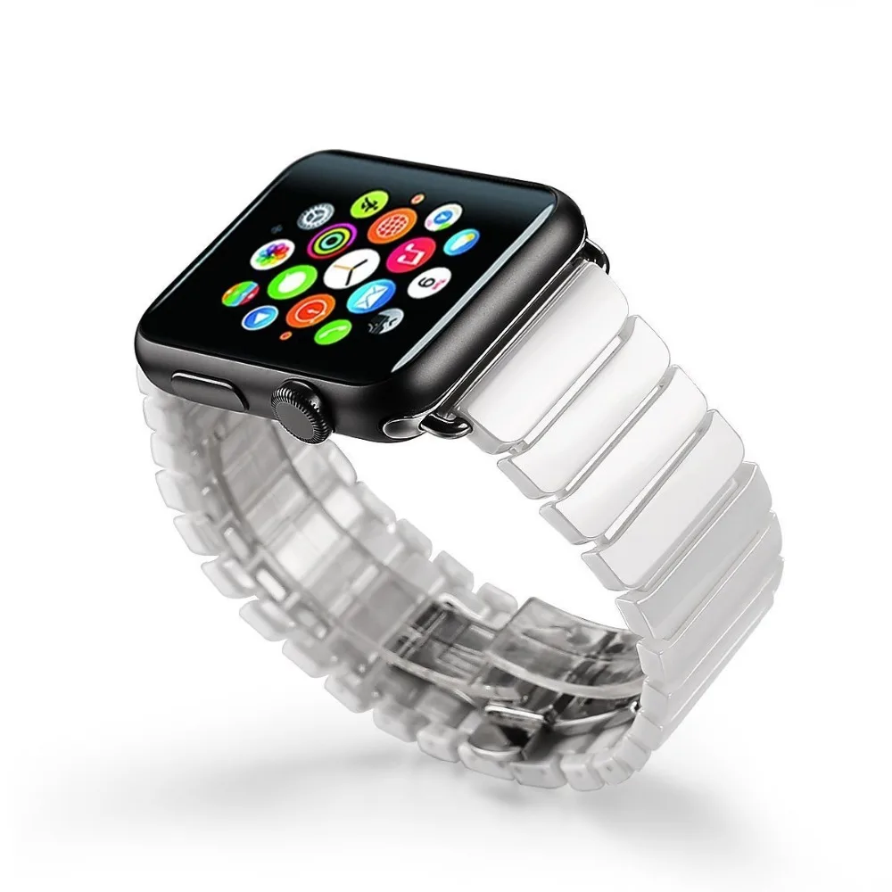 Apple Watch 42 мм 38 роскошный керамический браслет сменный ремешок для наручных часов