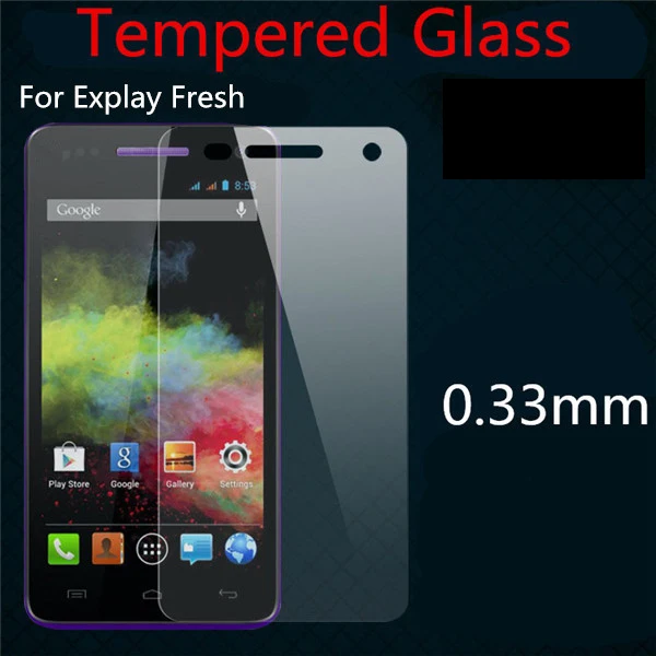 

ShuiCaoRen Wiko Explay fresh Tempered Glass 9H Protective Film Explosion-proof Screen Protector for Explay fresh / Wiko Rainbow