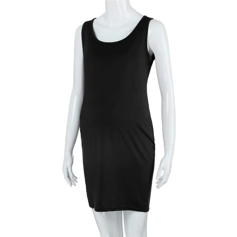 2018 Summer Dress Women Pregnants Bandage Dress Bodycon Robe Femme Mini Black Dress Sleeveless Casual Vestidos Wholesale noAR17 (33)