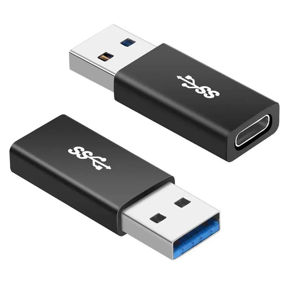 Адаптер Onvian OTG type-C USB 3,0 папа-USB 3,1 type C мама type-C USB адаптер для ноутбука samsung huawei - Цвет: Type c to USB BK